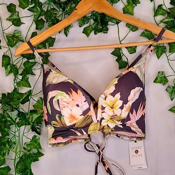 Shade and Shore. Dream. Swim Bikini Top. Size 34B. NWT - Picture 1 of 10